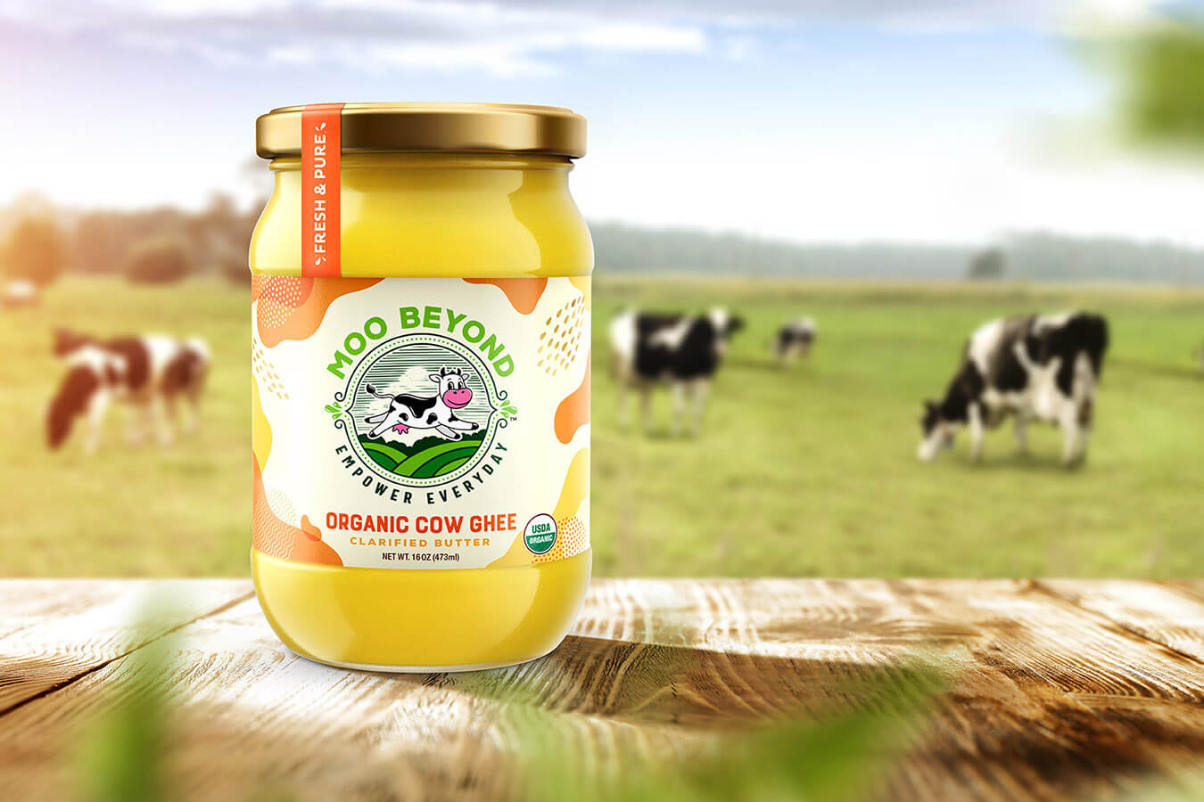 Moo Beyond Organic Ghee - Clarified Butter 500ml
