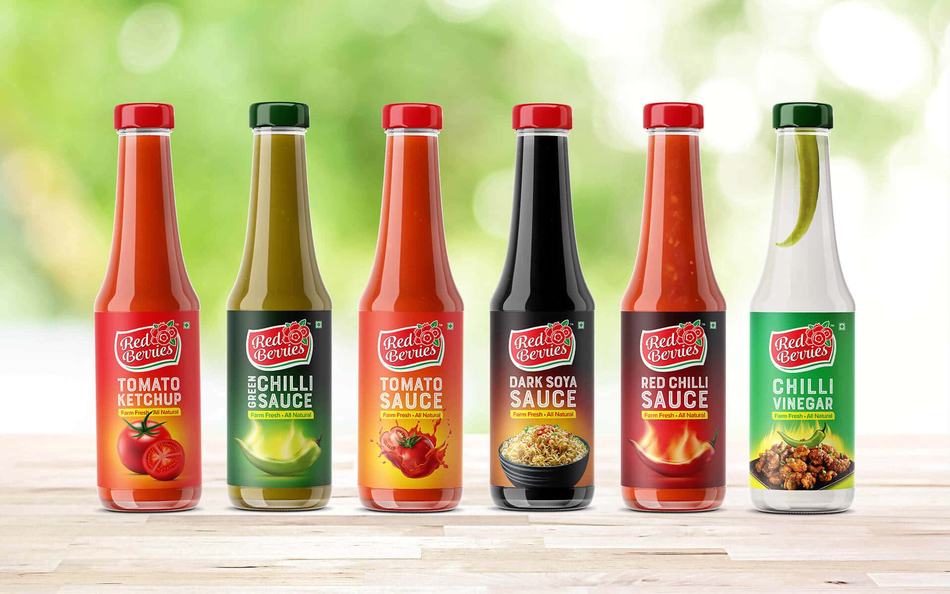 Red Berries Sauces Ketchup Vinegar - Vatitude - Building Smarter Brands